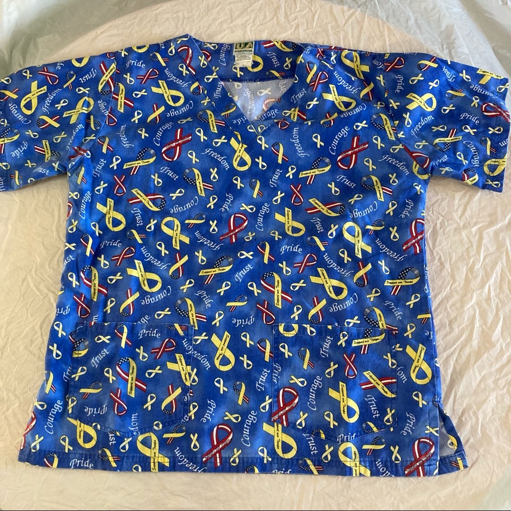 UA SCRUBS Nurse’s Uniform Scrub Top S